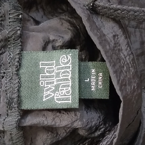 Wild Fable Dark Green Pull-On Windbreaker Parachute Pants - Picture 4 of 8